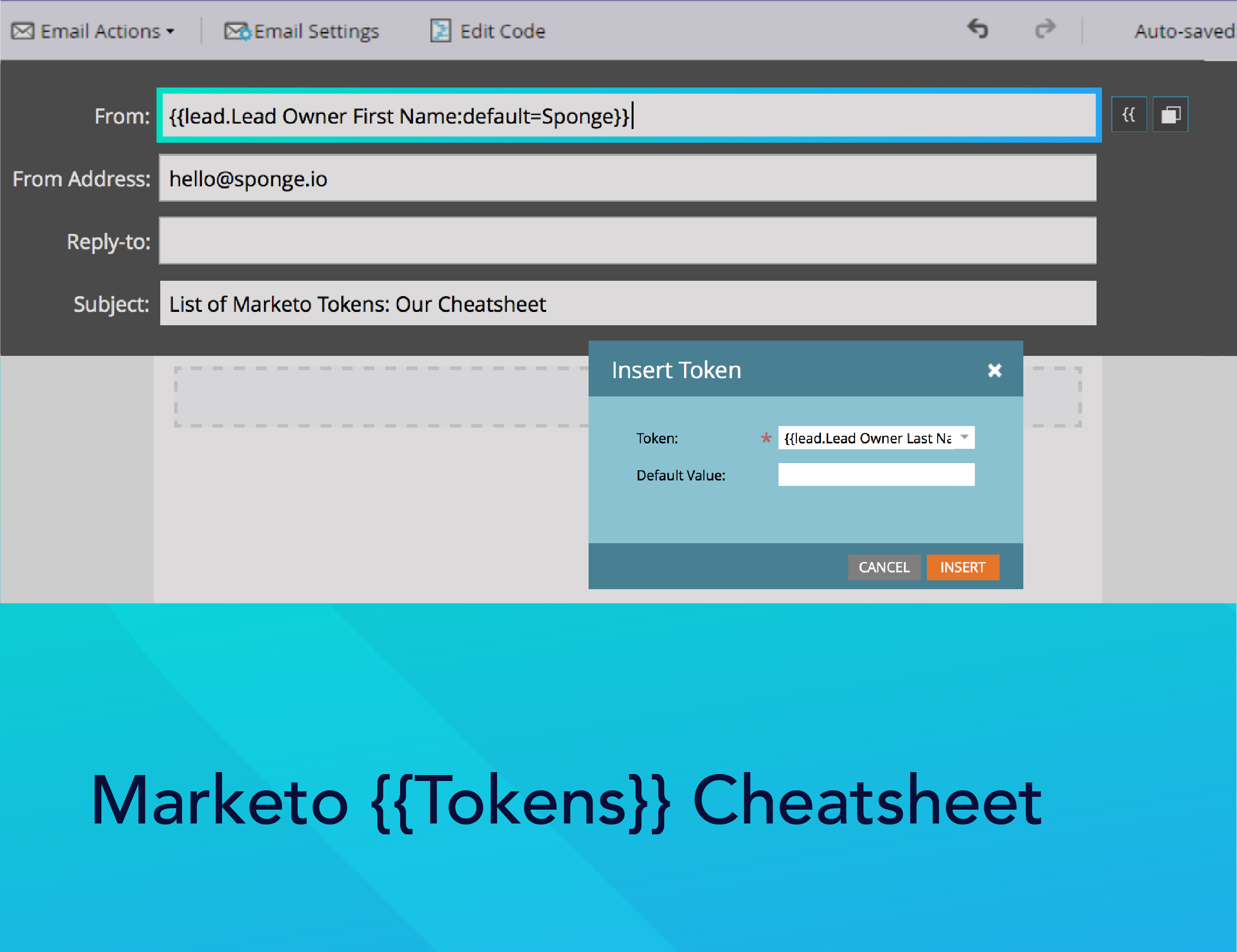 How to Add Company Address for Email Token in Marketo?