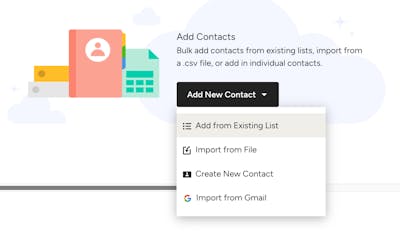 How to Create Marketing Email List from Exitsting Contacts?